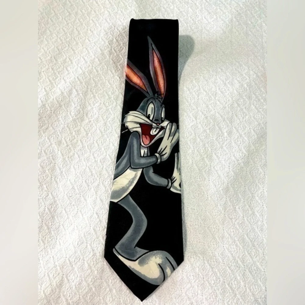 Bugs Bunny Neck Tie Vintage 90s Looney Tunes Men’s Neck Tie